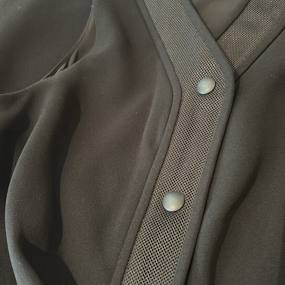 Alexander Wang Snap Button Cross Front Professional Dress Sz 2 - Picture 7 of 7